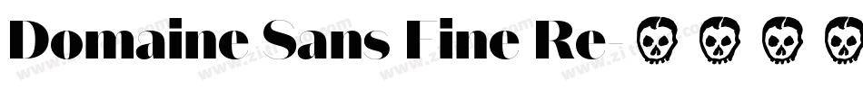 Domaine Sans Fine Re字体转换